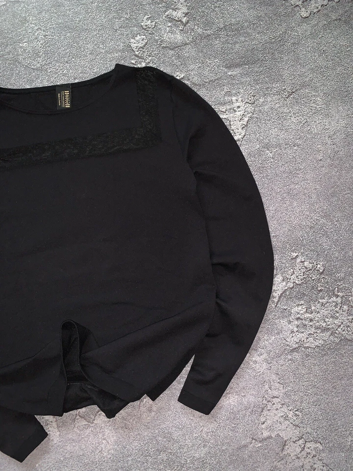 Camiseta Wolford S Negra Malla Manga Larga Body Red Como Jean Paul Gaultier Foto 4 de 4