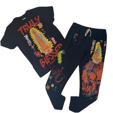 Mens Maison Noir 100 AUTHENTIC 2p Set Size Medium multicolor T-Shirt  Pants