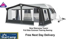 Starcamp TOURER Size 13 - 950-975cm 25mm Fibre Tech Frame Caravan Touring Awning