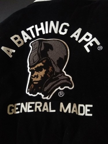 Vintage Bape 05' Stadium Baseball Corduroy Football General A Bathing Ape Jacket - Picture 5 of 12