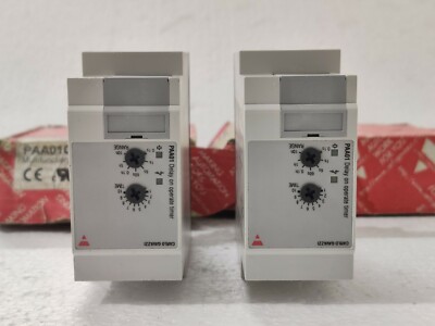 2 Anzahl Von Carlo Gavazzi PAA01Multifunction Timer PAA01CM24 Delay On Operate