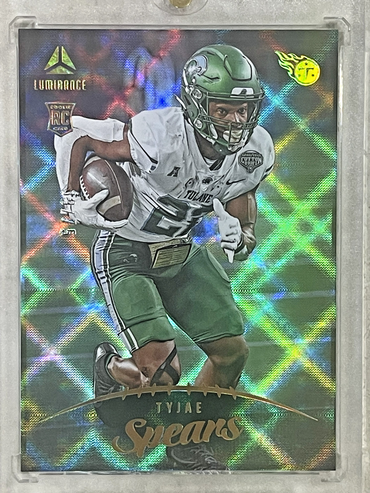 2023 Panini Luminance Tyjae Spears /75 Rookie Rc #122