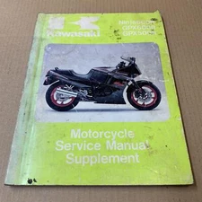 Kawasaki Ninja GPX 500 600R Genuine Workshop Service Manual 99924-1081-51
