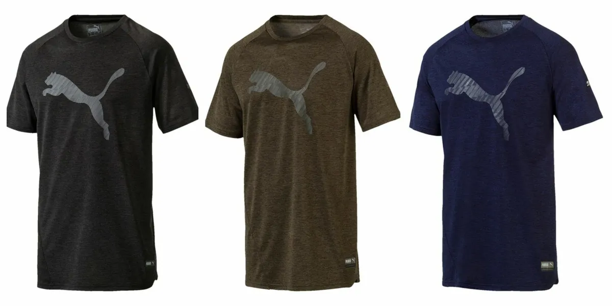 Puma Men's a. C.E.Heather Cat T-Shirt/T-Shirt 516650 Drycell short Sleeve |  eBay