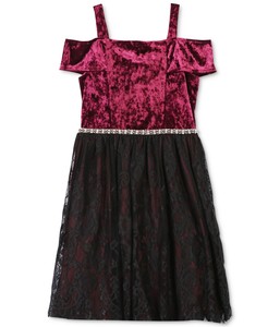 velvet kids frock