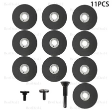 10SET 2 Inch Cut Off Wheel with 1/4 Stem Mounting Mandrel For Die Grinder
