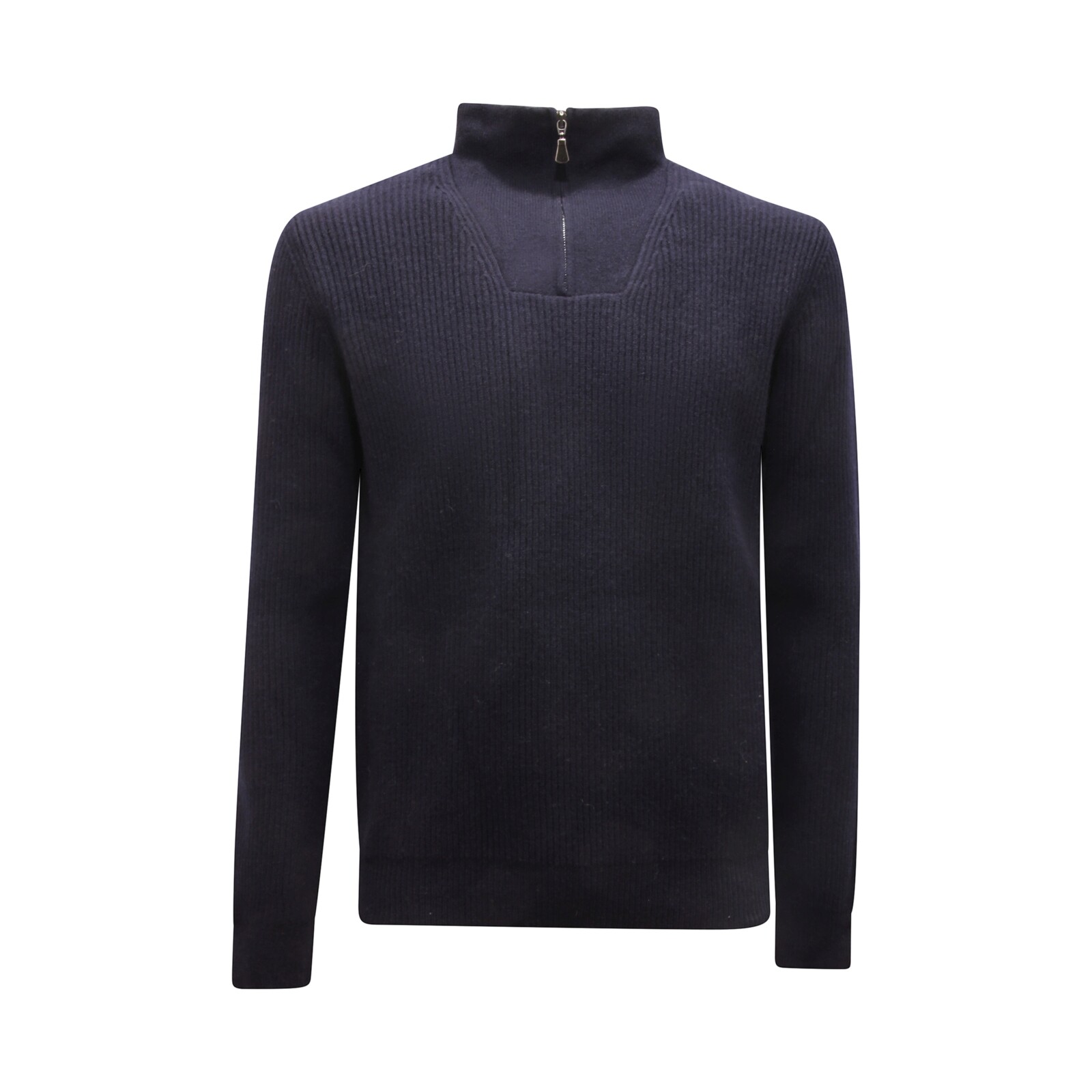 8959AV МУЖСКОЙ ШЕРСТЯНОЙ СВИТЕР MAGLIONE UOMO ALPHA STUDIO НА СРЕДНЕЙ МОЛНИИ