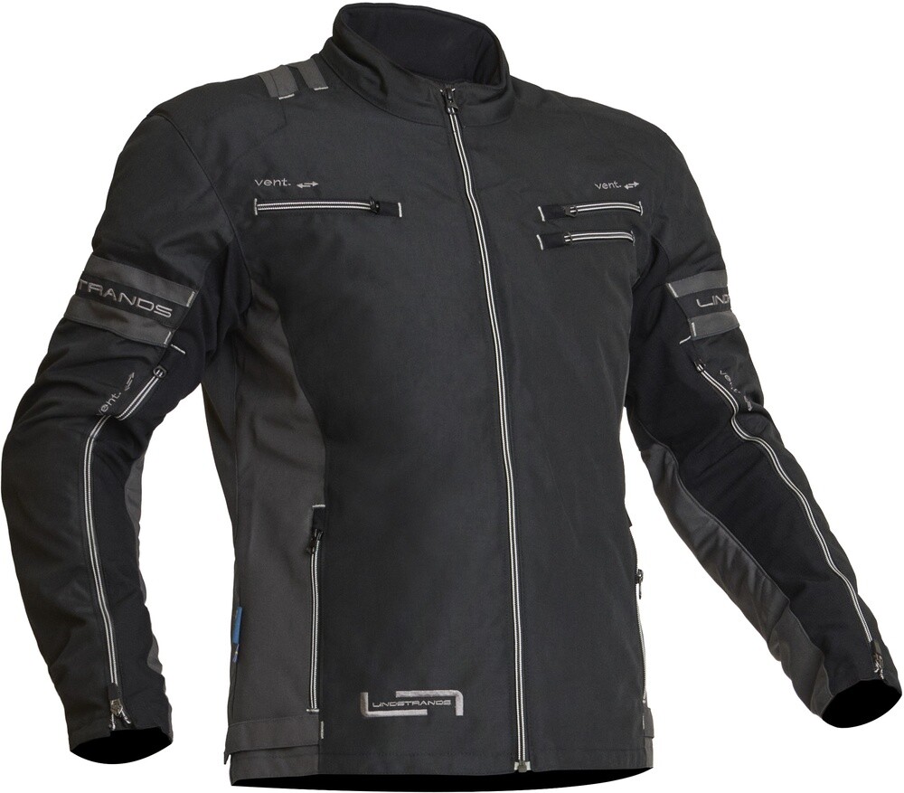 Текстильная куртка Lindstrands Motorrad Jacke Lysvik черная 720-21060200