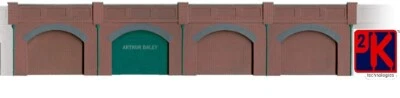 Wills SS52 Brique Type Retenue Arches (4) Fait 494mm x100mm 00 Jauge Plastique T - Photo 1/4