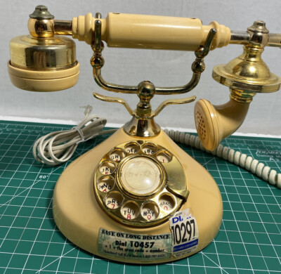 Rotary Dial Phone 1971 TeleConcepts Regal French Made in Japan | eBay