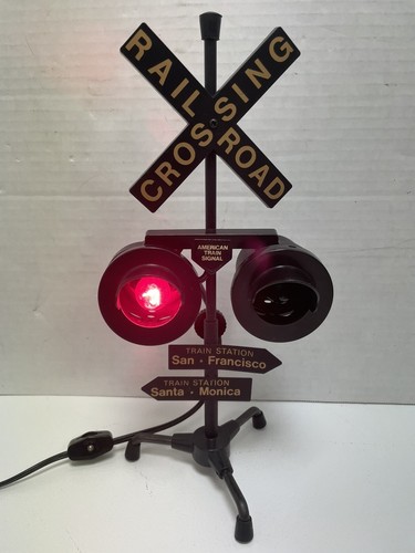 American Train Signal Metal Railroad Crossing Signal Light Bar San Francisco