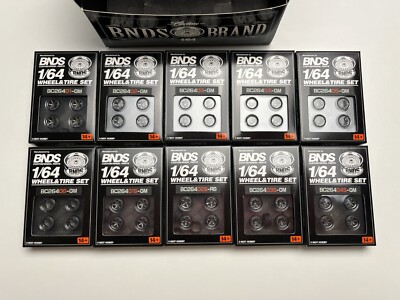 BNDS 1:64 Custom Wheels and Tyres 10er Set MOT Hobby Neu & OVP