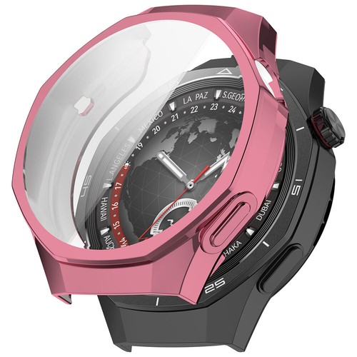 TPU-Gehäuse Bumper Displayschutzfolie für Huawei Watch GT5 Pro 46MM (Rosa) - Zdjęcie 3 z 8
