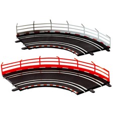 Carrera 61651 DIGITAL 1/43 Guardrail Fence  5 Pcs Grey, 5 Pcs Red 