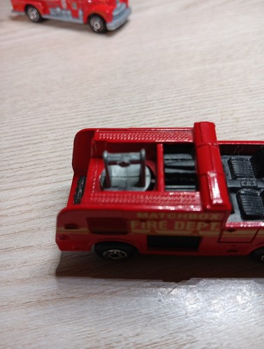 Matchbox Fire Department Die Cast Red & Orange China - Picture 9 of 23