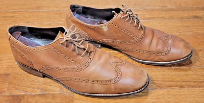 Cole Haan Mens Williams C12210 Tan Wingtip Lace Up Oxford Dress Shoes Size 9 M Cole Haan | Shoes | Cole Haan Mens Williams Wingtip Oxford  main image 3