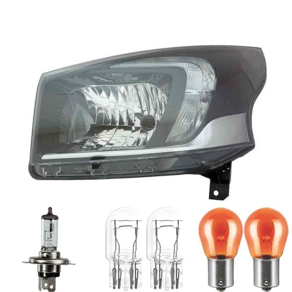 Halogen Scheinwerfer Links H4 FüR Opel Vivaro Kasten Inklusive Lampen-image