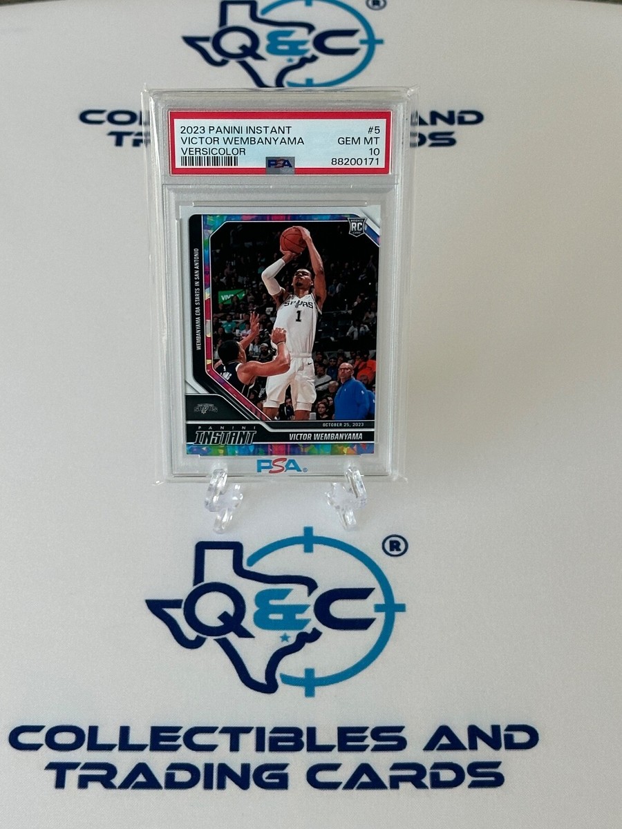 2023 Panini Instant Victor Wembanyama, First NBA Game, Versicolor