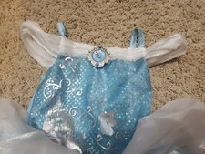 Disney Store Sz 4 Cinderella Halloween Costume Dress Up Park Glitter Boutique