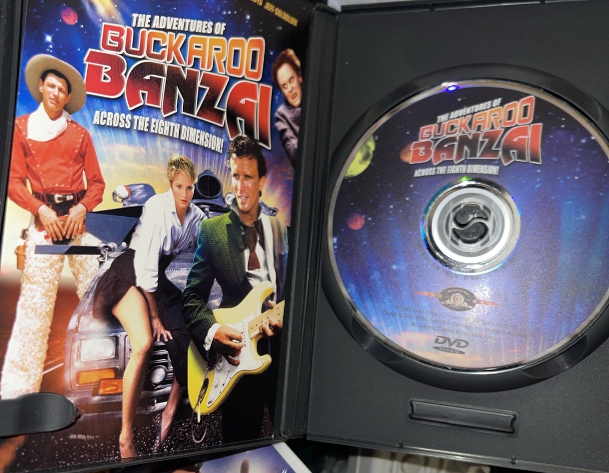 The Adventures Of Buckaroo Banzai (DVD) Peter Weller Insert
