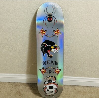 Primitive Robert Neal Streets Tattoo Holographic Foil Skateboard Deck 8.125 