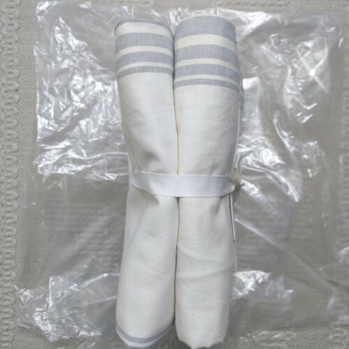 NWT! Quince Linen Coastal Stripe Filtering Curtains- 2 Panels! 48"x 84" (B61) - Picture 6 of 11