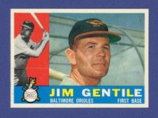 1960 TOPPS Jim Gentile #448 NM MT
