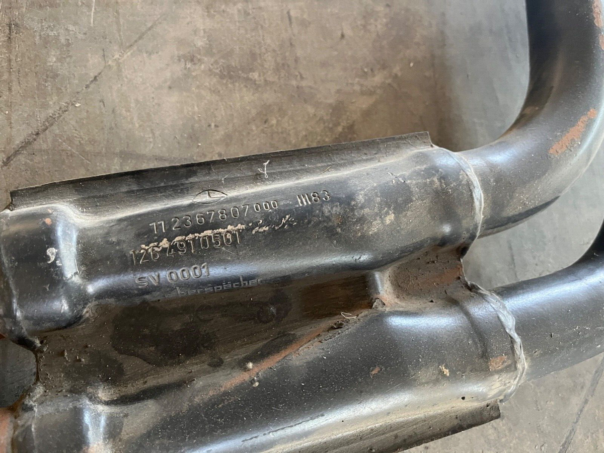 NEU NOS Mercedes 280S 280SE 280SEL W126 Auspuff Schalldaempfer 