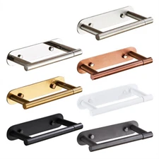 Bathroom Toilet Paper Holder Metal Bathroom Flexible Pivoting Tissue Handle