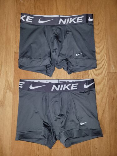 NIKE Dri Fit Micro Polyester Blend Boxer Briefs Size S, - 2 pack!
