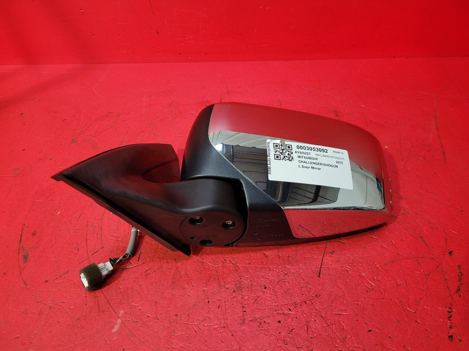 MITSUBISHI L200 POWERFOLD MIRROR PASSENGER SIDE NEARSIDE WING 2015