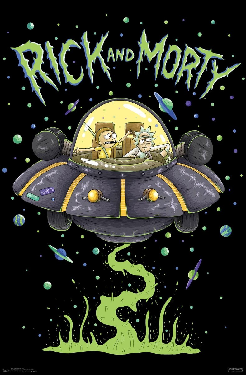 Rick And Morty - Ship Poster | eBay