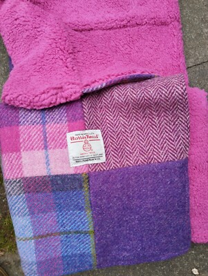 HARRIS TWEED Baby pram blanket UK