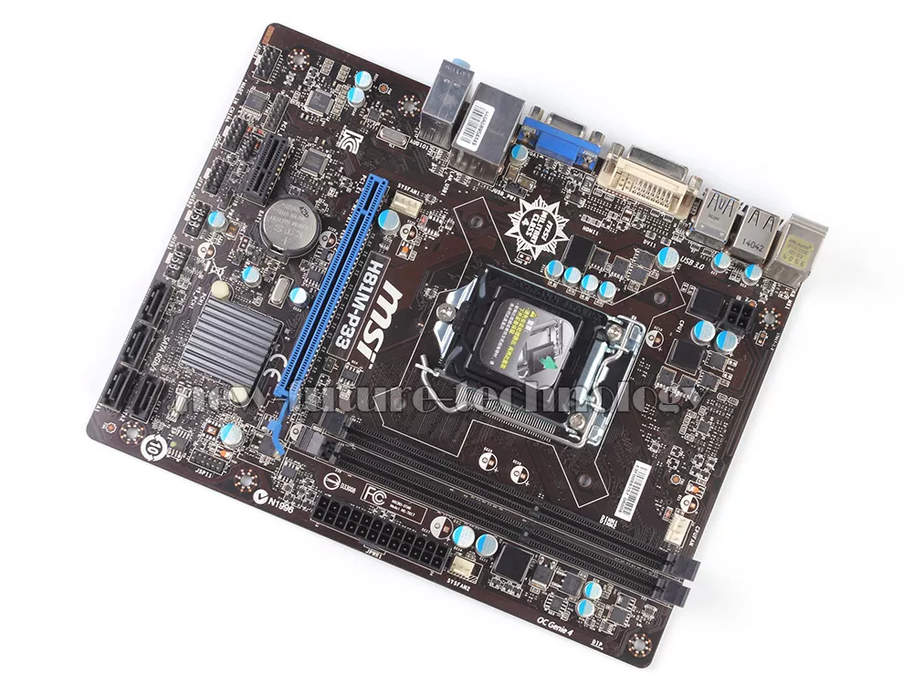 MSI H81M P33 Intel H81 LGA 1150 Motherboard DDR3 USB 3.0 MicroATX DVI VGA SATA3