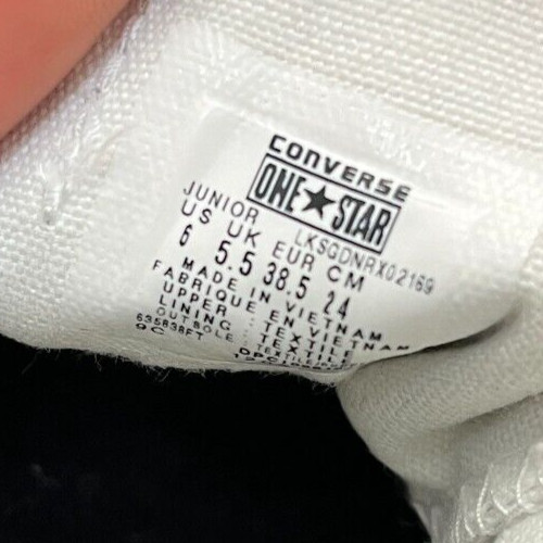 Converse One Star Doodle Graffiti Boys Size 6Y White Walking Shoes Sneakers thumbnail 9