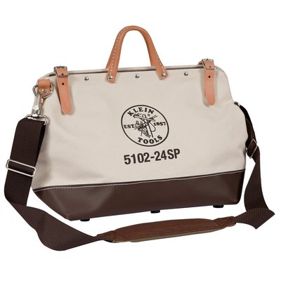 Klein Tools 5102-24SP Deluxe Canvas Tool Bag, 24 Klein Tools 5102-24SP Deluxe Canvas Tool Bag, 24