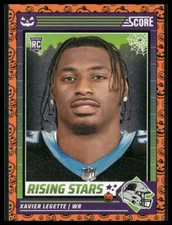 2024 Score-A-Treat #49 Xavier Legette Rookie - Orange Pumpkin Panthers