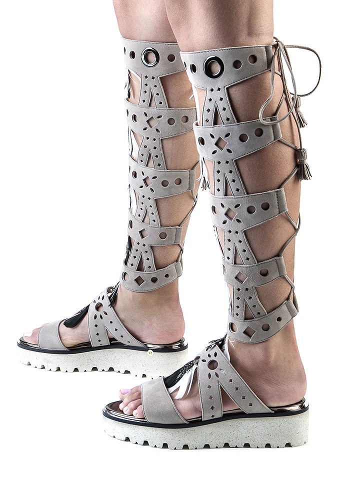 Auténticos zapatos de cuero de diseñador italiano Nando Muzi grises tallas 7,8,9,11 Foto 3 de 4