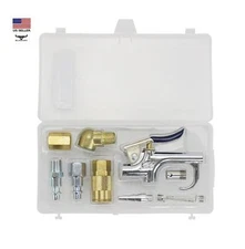 11 piece Industrial Style BLOW GUN Air Accessory KIT Compressor Nozzle Inflator