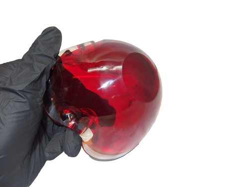 Vintage Red Murano Italian Glass Ashtray Bowl MCM Decor Hand Blown-Preowned - Picture 18 of 21