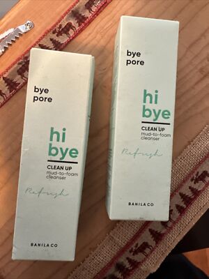 Banila Co Clean up mud to Zero Pore Clarifying Foam Cleanser 120ml hi bye bye