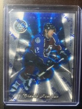1997 Pinnacle Hockey PLATINUM BLUE #129 CLAUDE LEMIEUX /3099 Avalanche NHL SP