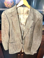 Avanti Christian Brooks Vintage USA MADE Ultra Suede Jacket Men 40 1 Owner