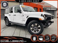 Jeep Wrangler Unlimited SAHARA 4X4 HARDTOP, V-6, TISSUS CHAUFFANT, GPS 2020