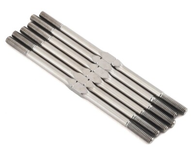 Team Associated ProSC10 FT Titanium Turnbuckle Set 3x67mm 2.65 in silver ...