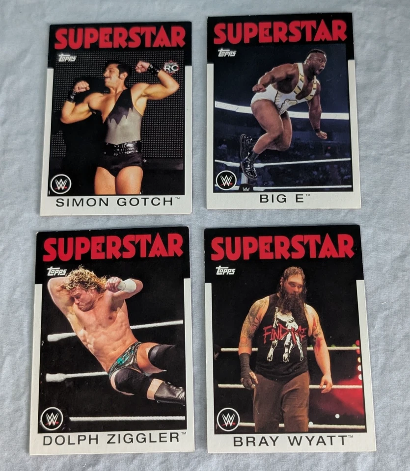 Topps WWe Superstar Wrestling Cards 2016 Lot of 27 No Duplicates WWF - Image 4 of 4