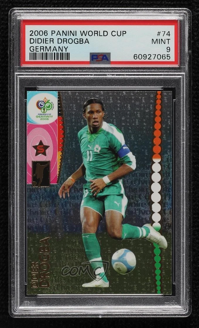 Panini FIFA World Cup Germany Didier Drogba #74 Trading Card 2006