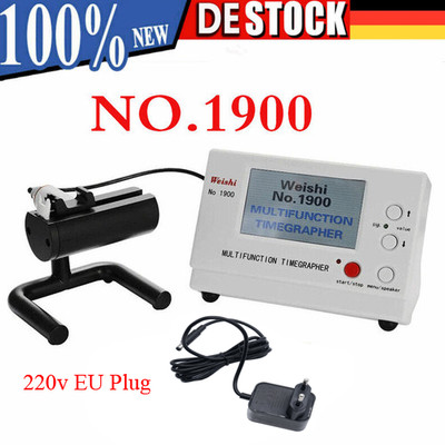 WeiShi No.1900 Multifunktionaler professioneller Zeitmesser Präziser EU-Stecker