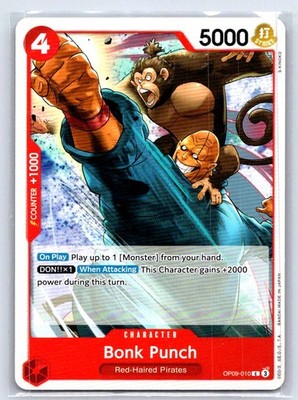 Bonk Punch (Reprint) C Starter Deck 23: RED Shanks OP09-010 LP