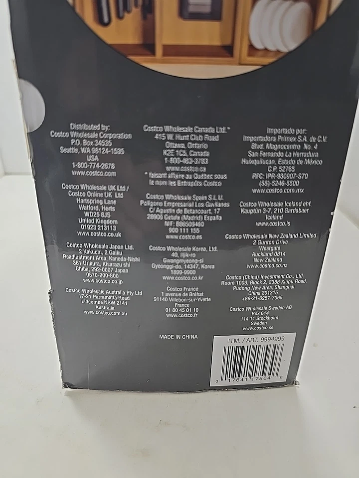 Seville Classics Bamboo 4-Piece Expandable Drawer Organizer Set - Image 4 of 4